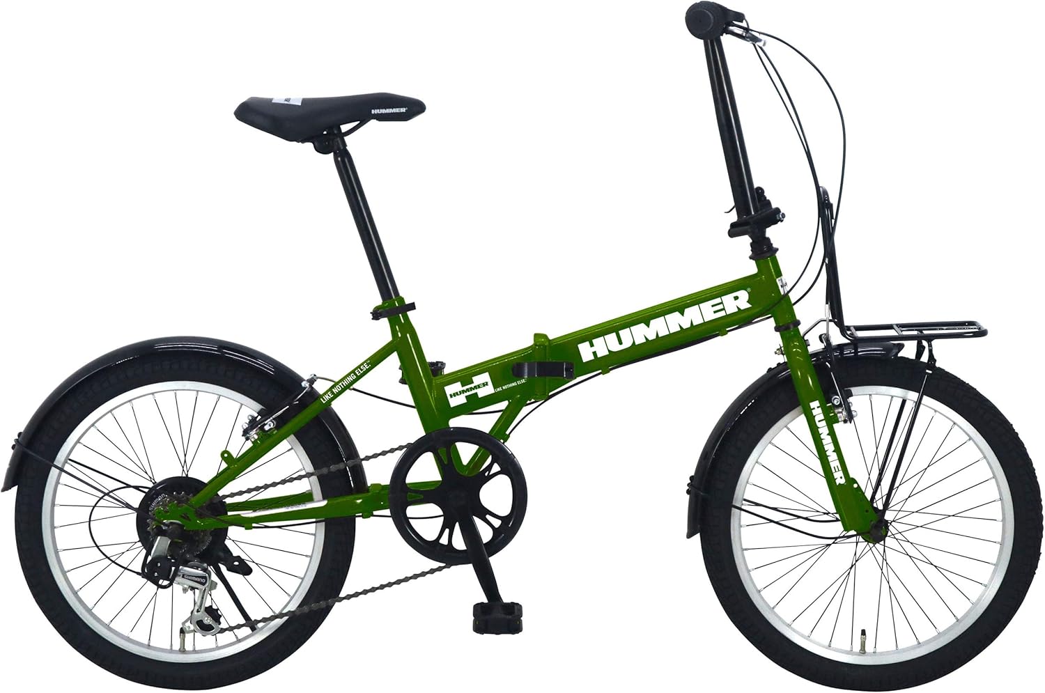 hummer fdb206tank-n * 20英寸粗轮胎安装 折叠自行车 shimano 6段